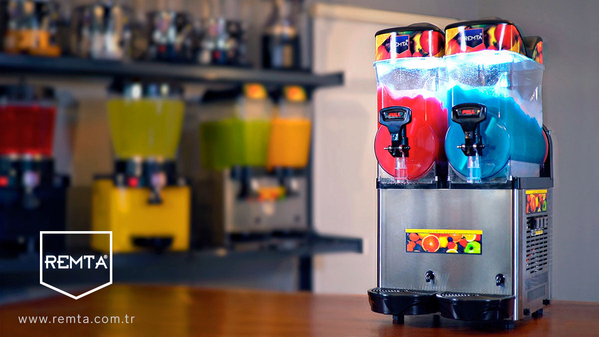Remta İkili Slush (Buzlaş-Karlamaç) Makinası 12+12 lt - ST26