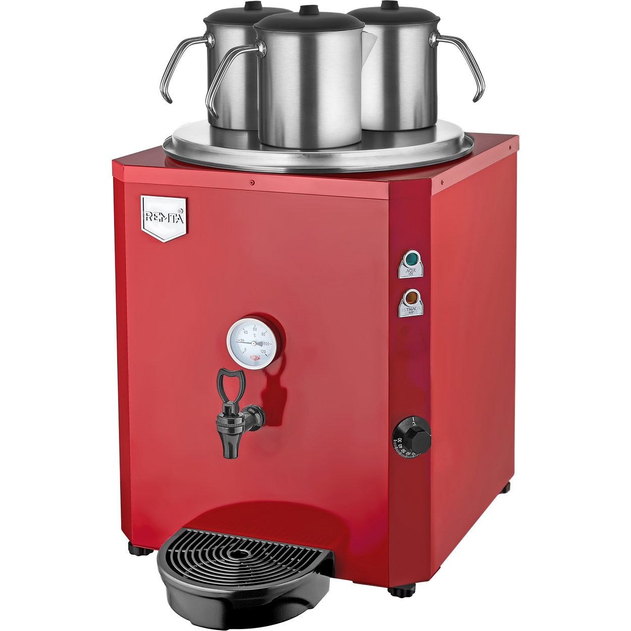 Remta 3 Demlikli Jumbo Çay Makinesi Şamandıralı 40 lt - DE10S