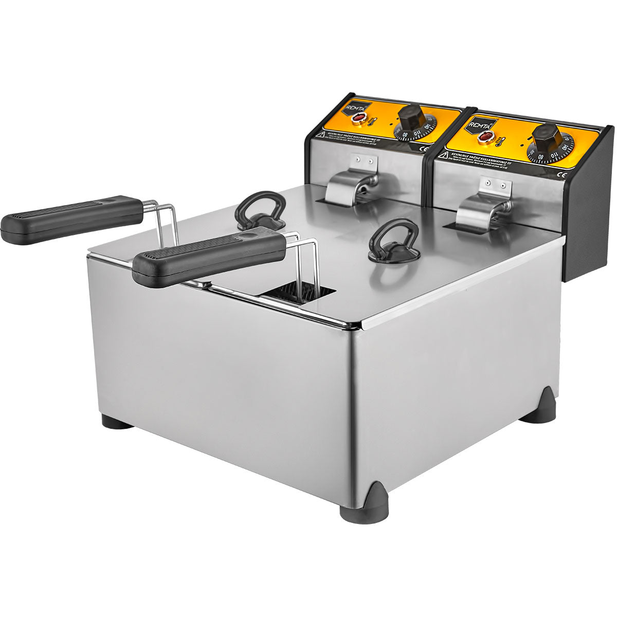 Remta 3+3 lt Çiftli Elektrikli Fritöz - R92