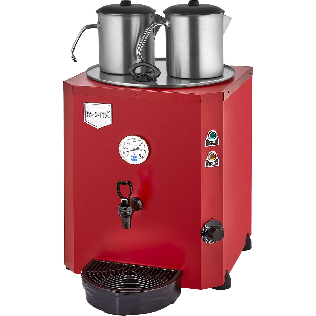 Remta 2 Demlikli 23 lt Jumbo Çay Makinesi Şamandıralı DE11S