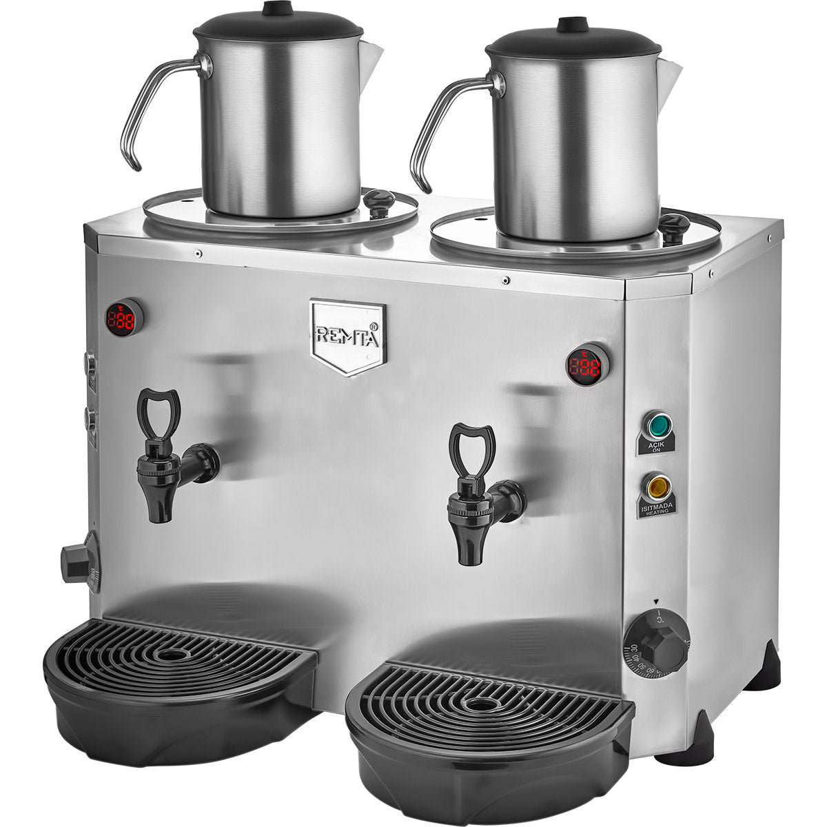 Remta 2 Demlikli 9+9 lt Jumbo Çay Makinesi DE15