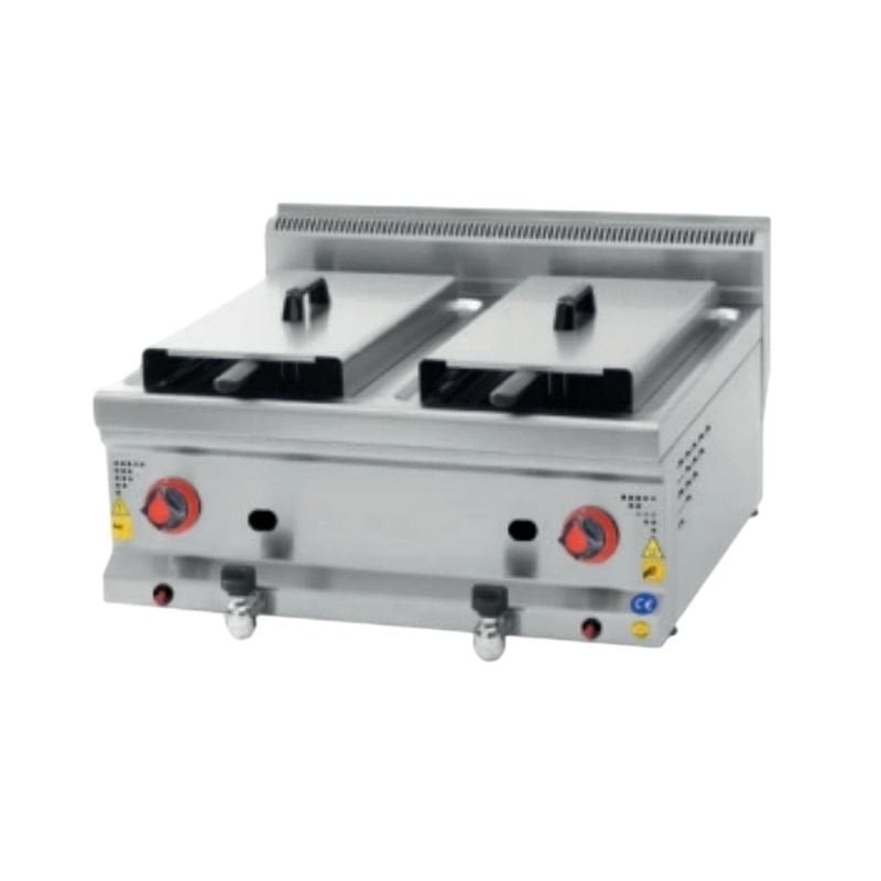 CSA 600 Seri Fritöz Set Üstü Lpg’li 8+8 Lt 60x60 Cm