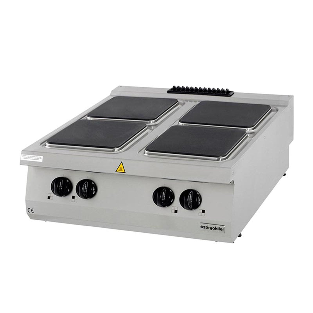 Öztiryakiler Set Üstü Elektrikli Ocak, Dörtlü, 80x90x30 cm, OSOE 8090