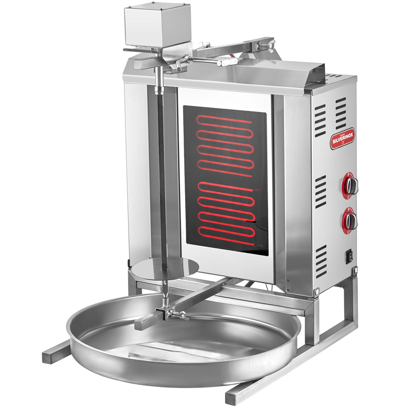 Silver 2 Radyanlı Döner Ocağı, Üstten Motorlu, Elektrikli