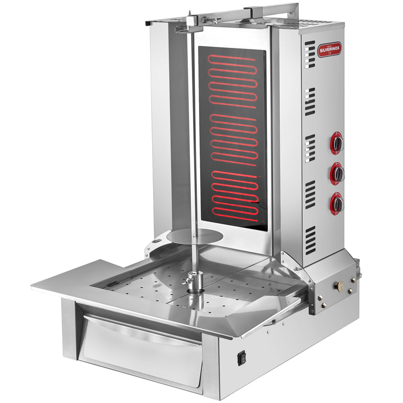 Silver 3 Radyanlı Döner Ocağı, Alttan Motorlu, Elektrikli