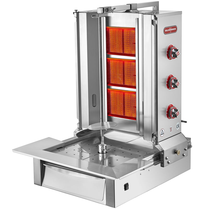 Silver 3 Radyanlı Döner Ocağı, Alttan Motorlu, LPG'li