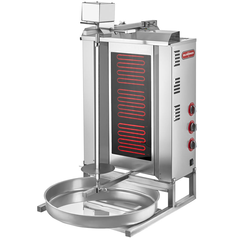 Silver 3 Radyanlı Döner Ocağı, Üstten Motorlu, Elektrikli