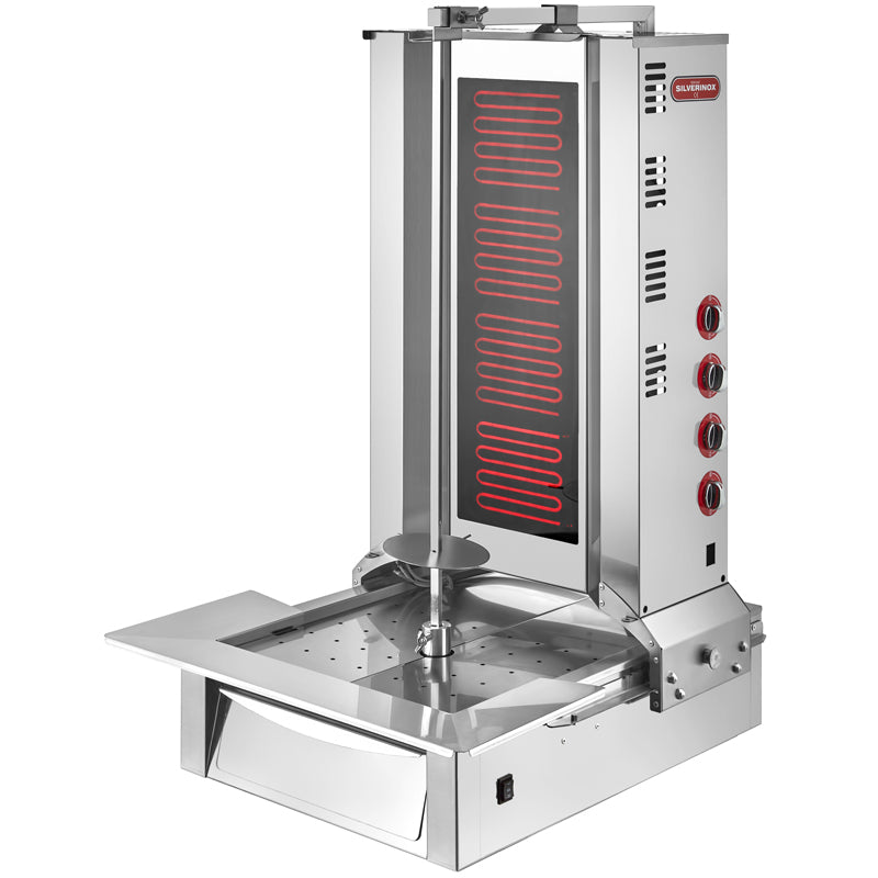 Silver 4 Radyanlı Döner Ocağı, Alttan Motorlu, Elektrikli