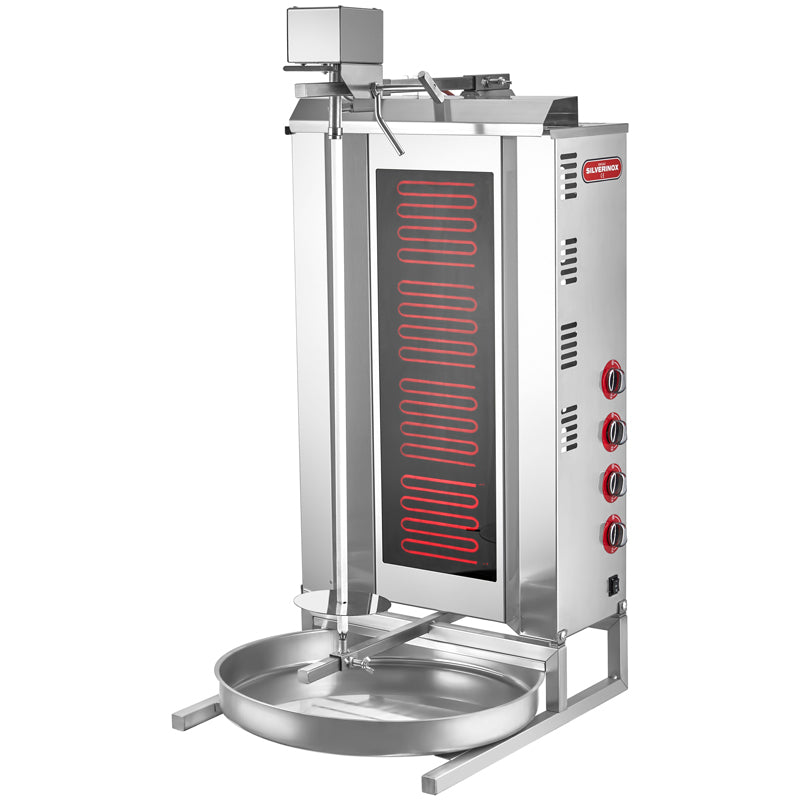 Silver 4 Radyanlı Döner Ocağı, Üstten Motorlu, Elektrikli