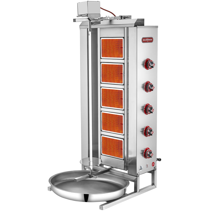 Silver 5 Radyanlı Döner Ocağı, Üstten Motorlu, LPG'li