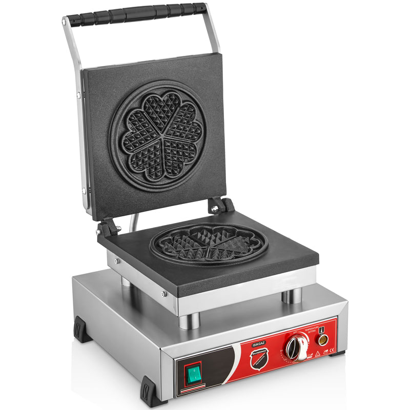 Silver Tekli Çiçek Waffle Makinesi