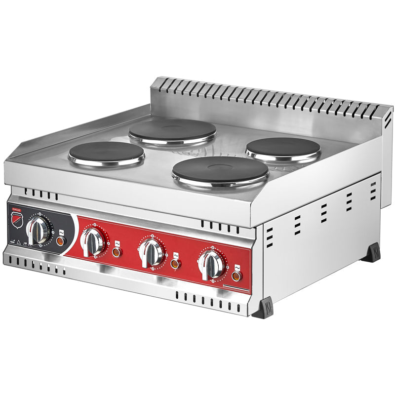 Silverinox 4'lü Pleyt Isıtıcı, 60x60x34 cm
