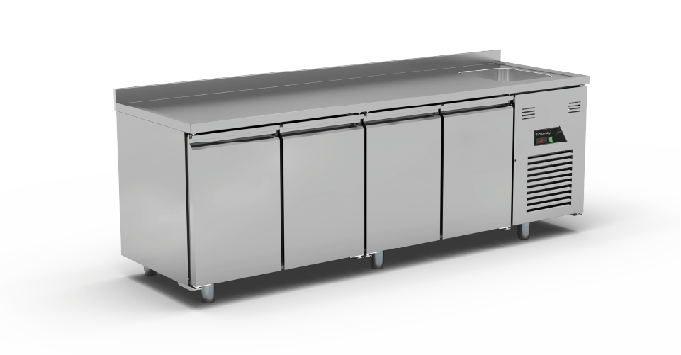 ALPENDY TEZGAH TİPİ BUZDOLAPLARI | EVYELİ USR-230-SN