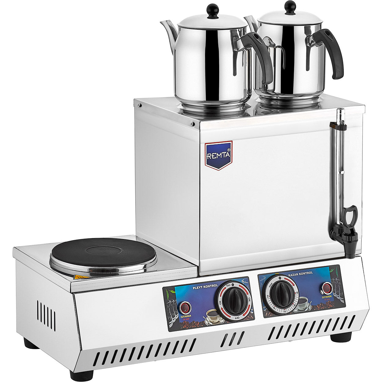 Remta 20 Model Çift Demlikli Elektrikli Çay Ocağı 14 lt - K31(A)