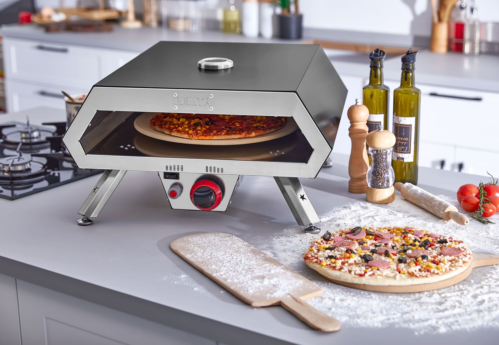 Remta LPG'li (Tüplü) Pizza Fırını - KR3(L)