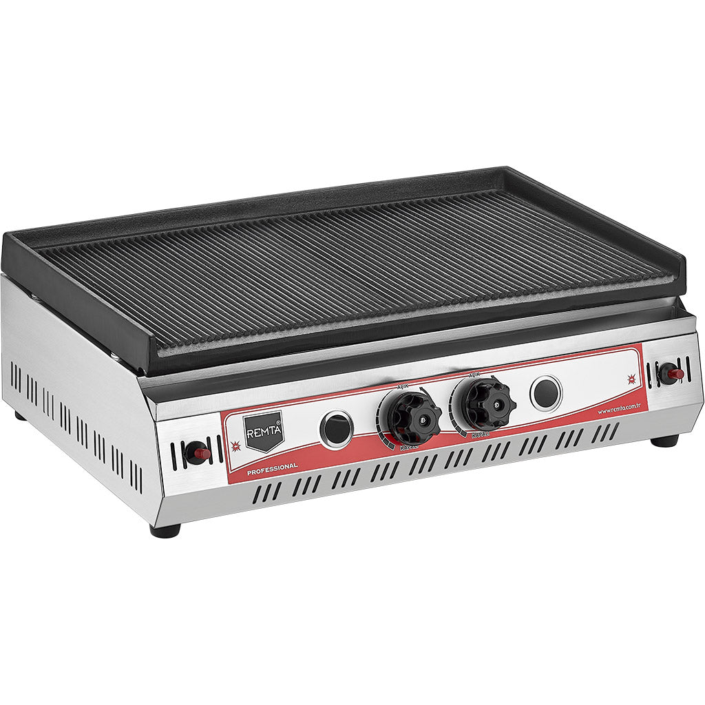 Remta 70 cm Tam Oluklu Döküm Izgara Gazlı CE  R70CE(TO)