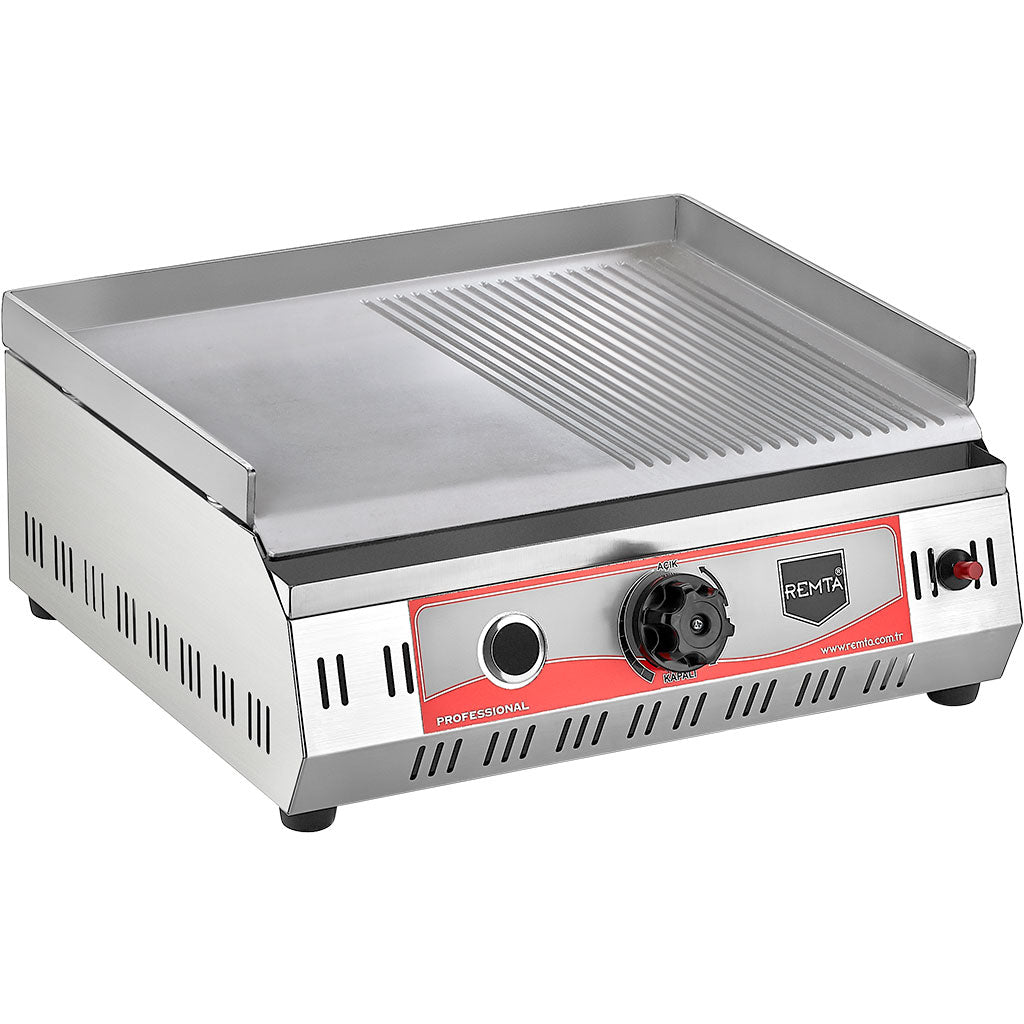 Remta 50 cm Pleyt Yarı Oluklu Izgara Gazlı CE R50CE(PO)