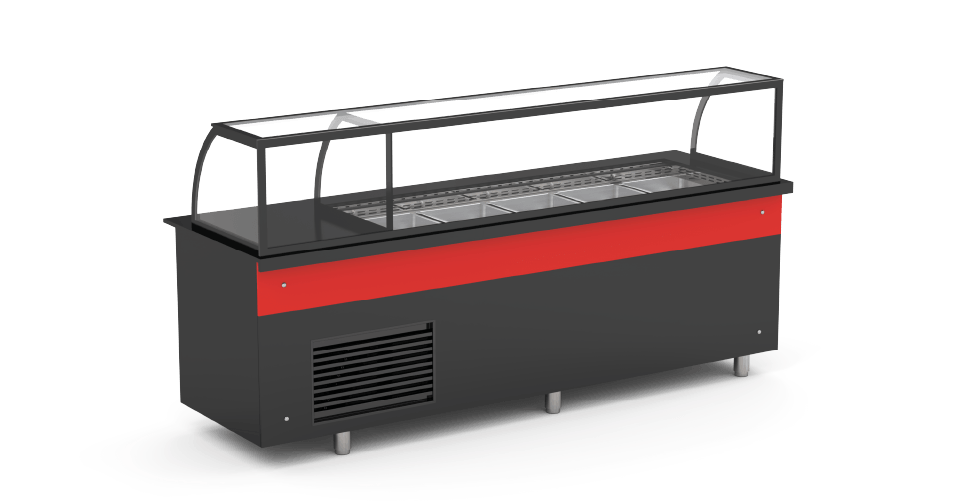 ALPENDY SALATA SERVİS BUZDOLABI VE KASA YGZ-250-SK