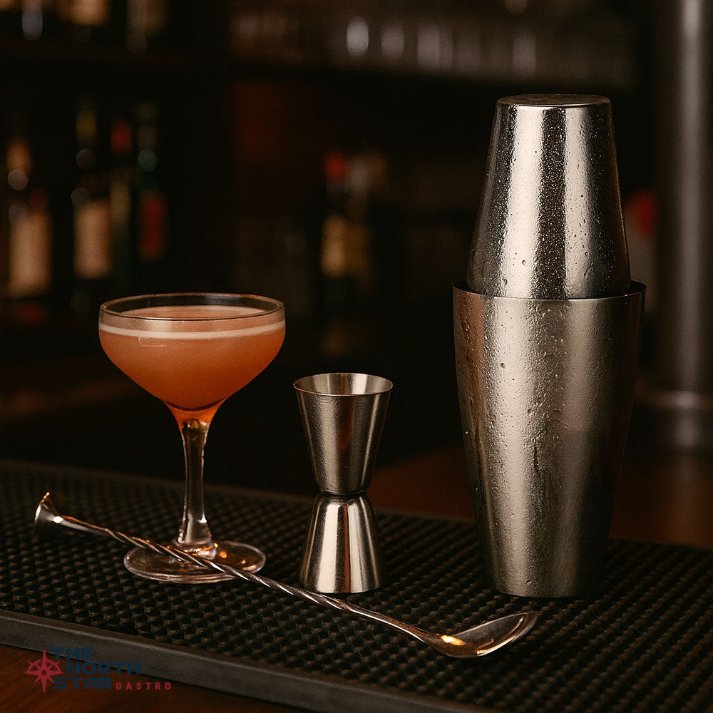 Vosco 3 Parça Avantajlı Kokteyl Set Boston Shaker (750ml) Stok Kodu (VSC-300B)