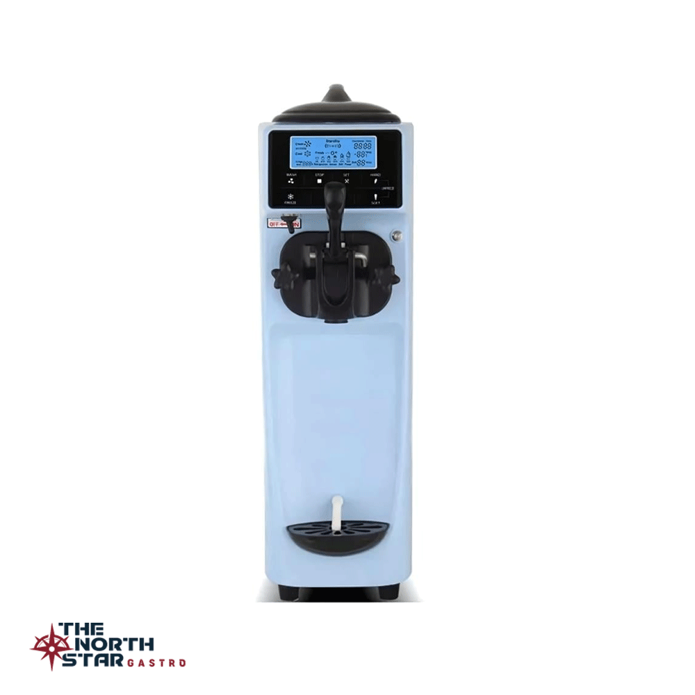 Vosco Dondurma Makinesi Tek Kollu (Soft) Set Üstü Mavi Stok Kodu (VST-16EM)