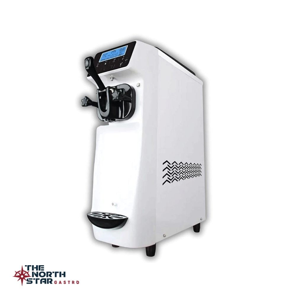 Vosco Dondurma Makinesi Tek Kollu (Soft) Set Üstü Beyaz Stok Kodu (VST-16EB)