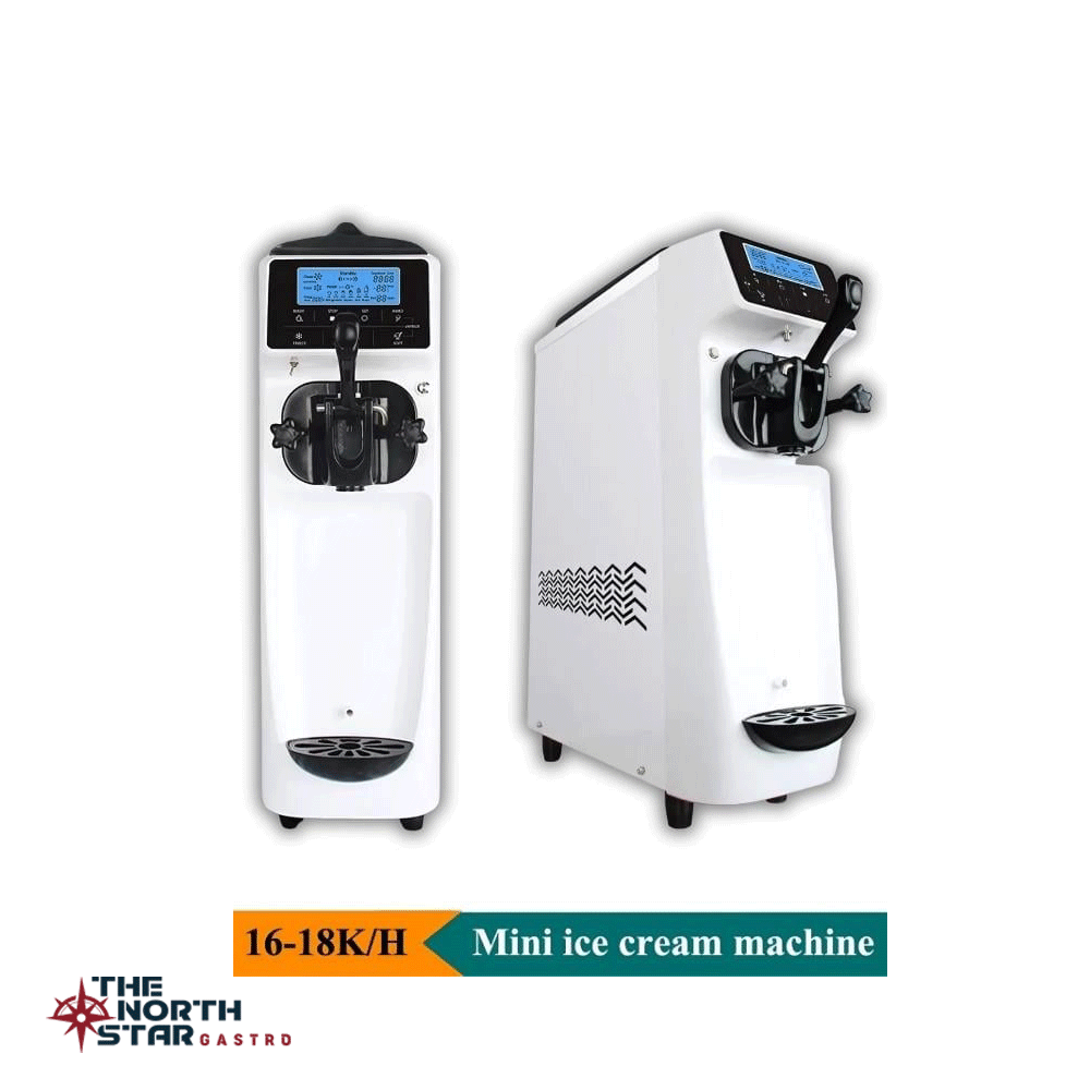 Vosco Dondurma Makinesi Tek Kollu (Soft) Set Üstü Beyaz Stok Kodu (VST-16EB)