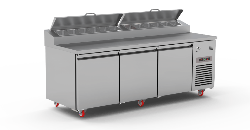 ALPENDY PASTANE HAZIRLIK BUZDOLAPLARI / ÇİFT KOMPRESÖRLÜ / AMERİKAN BOY SGR-215-PT-2TH