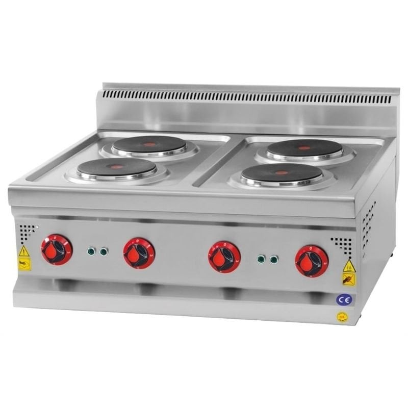 CSA 700 Seri 4 Yuvarlak Pleytli Ocak Set Üstü Elektrikli 80x70 Cm