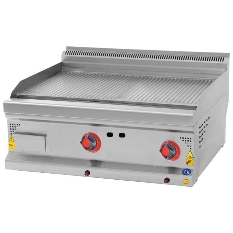 CSA 700 Seri Oluklu Pleyt Izgara Set Üstü Lpg'li 80x70 Cm