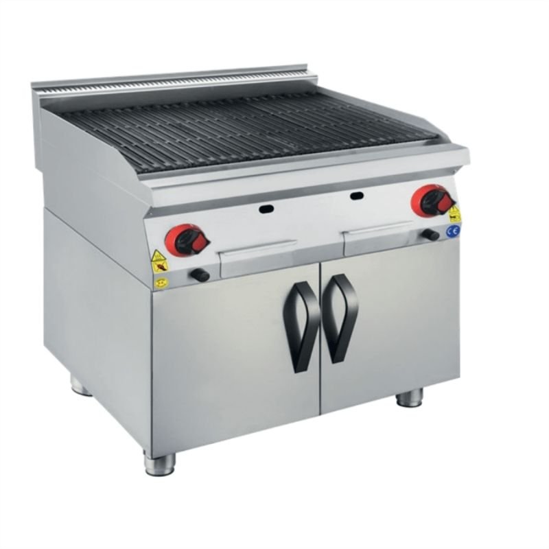 CSA 900 Edge Seri Dökümlü Lavataş Izgara Dolaplı Lpg'li 80x90 Cm