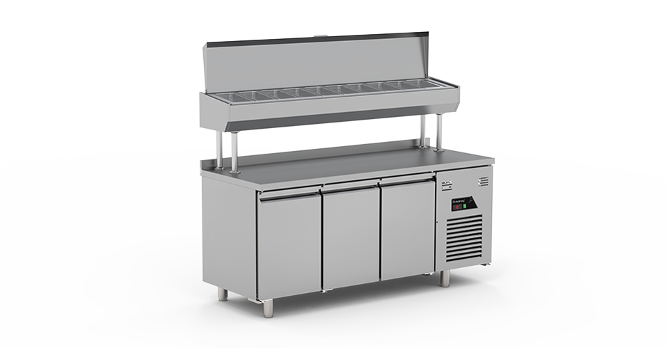 ALPENDY PİZZA HAZIRLAMA BUZDOLAPLARI MODEL 1 MGR-185