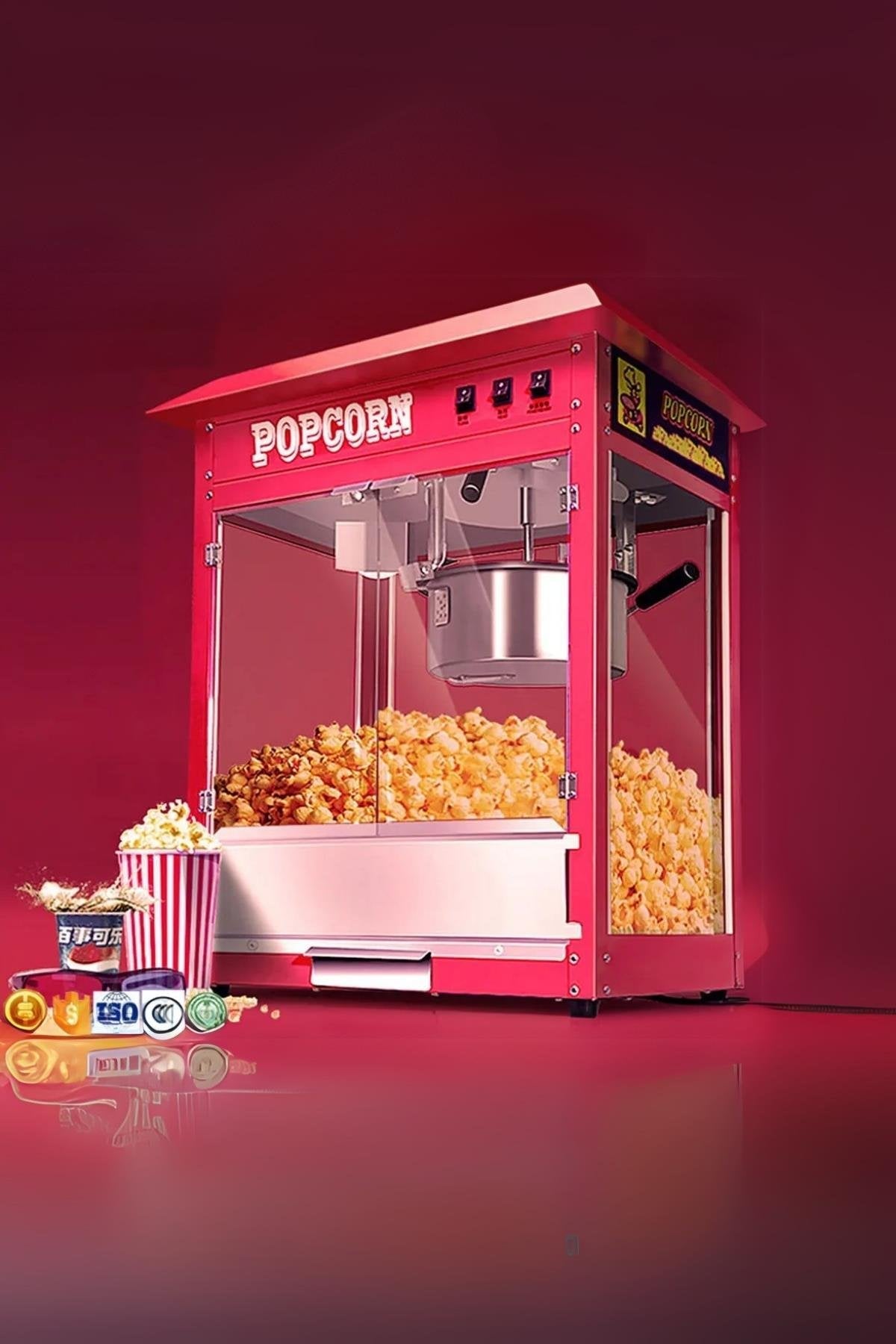 Otomatik Patlamış Mısır Makinesi Stok Kodu (VZA-803)