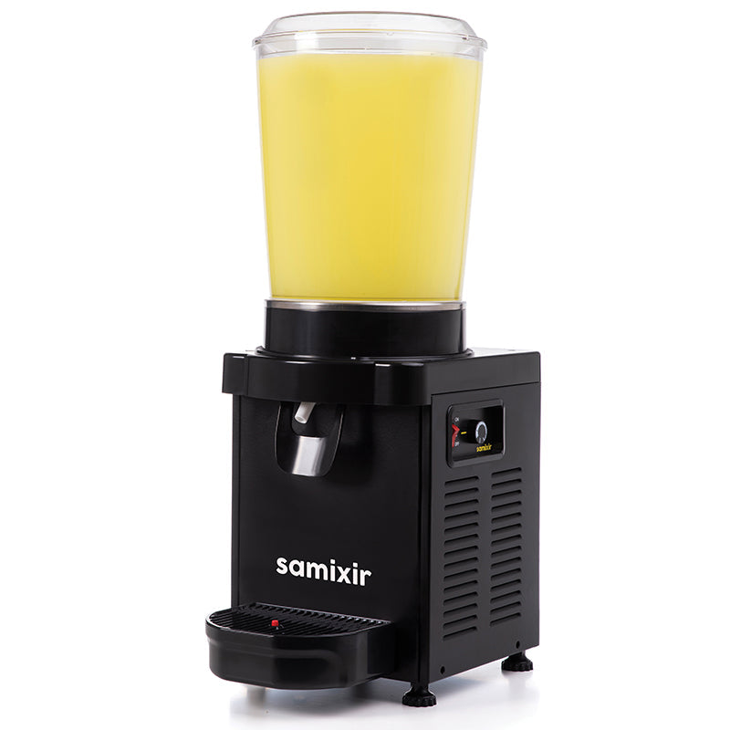 Samixir M10 Panoramik Soğuk İçecek Dispenseri, 10 Lt, Karıştırıcılı, Siyah