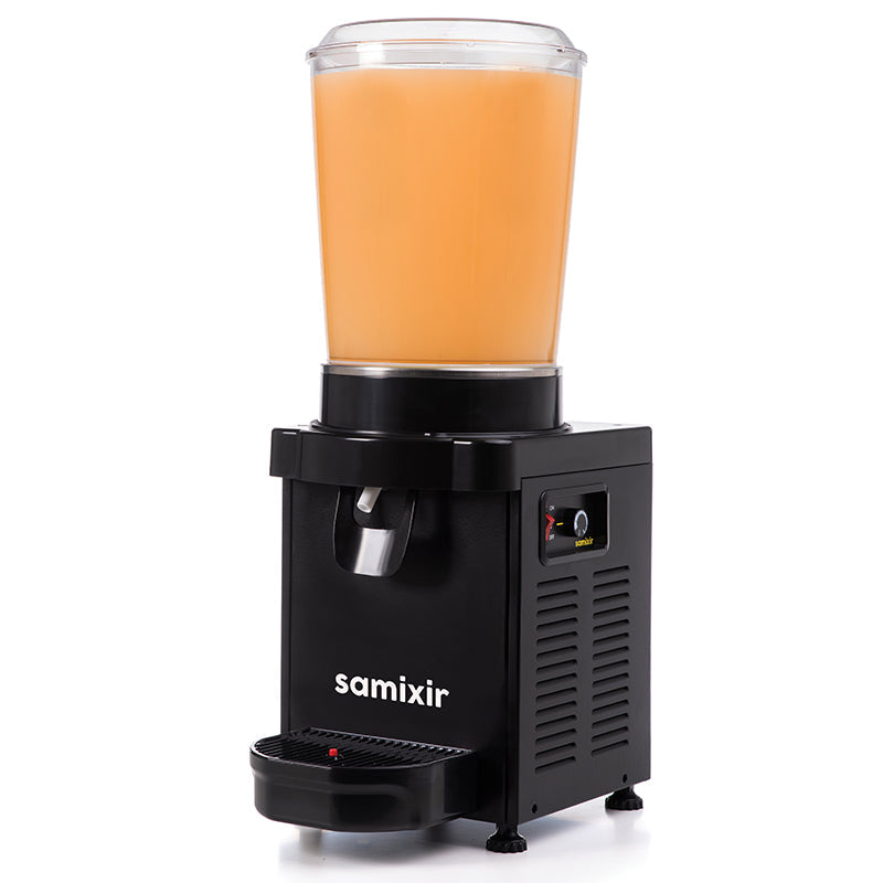 Samixir M10 Panoramik Soğuk İçecek Dispenseri, 10 Lt, Karıştırıcılı, Siyah