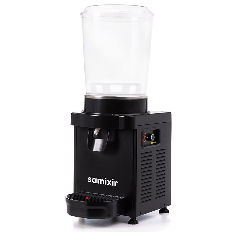 Samixir M10 Panoramik Soğuk İçecek Dispenseri, 10 Lt, Karıştırıcılı, Siyah