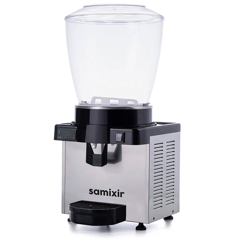 Samixir M22 Panoramik Soğuk İçecek Dispenseri, 22 Lt, Karıştırıcılı, Inox, Dijital