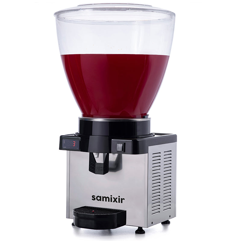 Samixir M40 Panoramik Soğuk İçecek Dispenseri, 40 Lt, Karıştırıcılı, Inox, Dijital