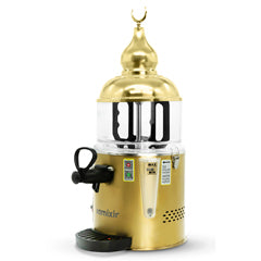 Samixir SC05 Panoramik Sıcak Çikolata ve Sahlep Makinesi, 5 Lt, Karıştırıcılı, Gold