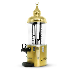 Samixir SC10 Panoramik Sıcak Çikolata ve Sahlep Makinesi, 10 Lt, Karıştırıcılı, Gold