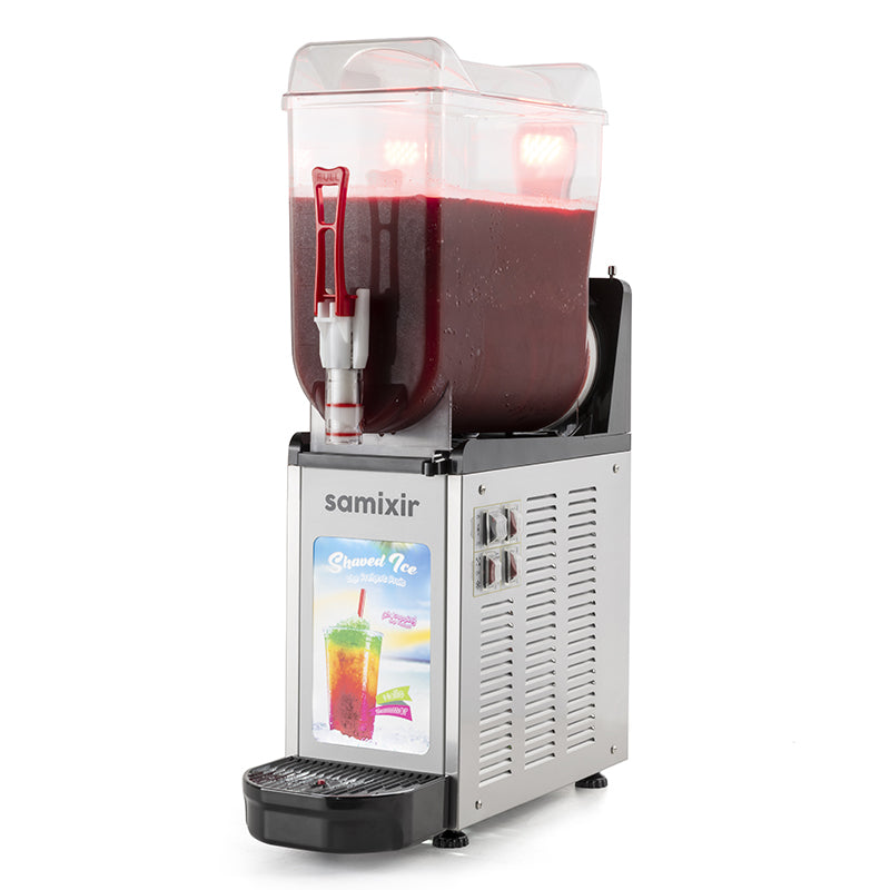 Samixir Slush12 Mono Allure Buzlu ve Soğuk İçecek Dispenseri, 12 lt, Inox