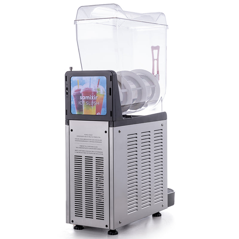 Samixir Slush12 Mono Allure Buzlu ve Soğuk İçecek Dispenseri, 12 lt, Inox