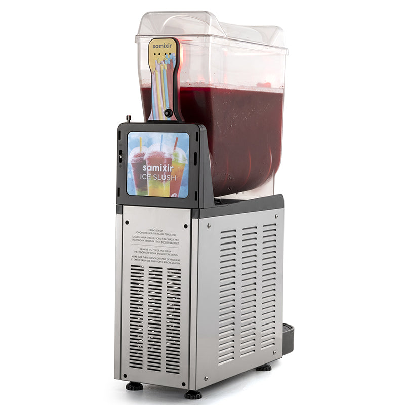 Samixir Slush12 Mono Allure Buzlu ve Soğuk İçecek Dispenseri, 12 lt, Inox