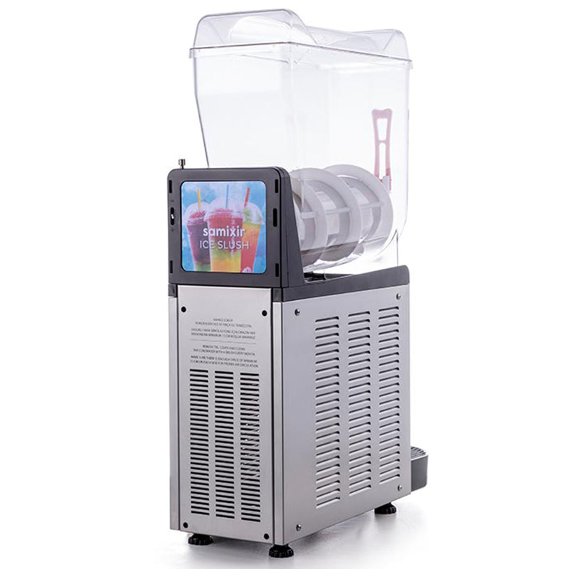 Samixir Slush12 Slush Mono Buzlu ve Soğuk İçecek Dispenseri, 12 lt, Inox