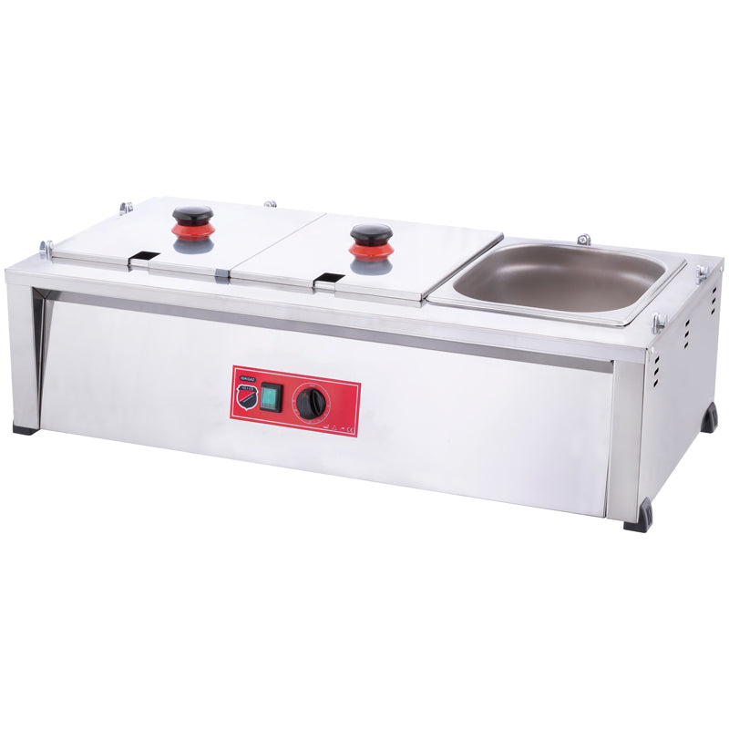 Silver 3'lü Benmari, Elektrikli, 92x48x28 cm