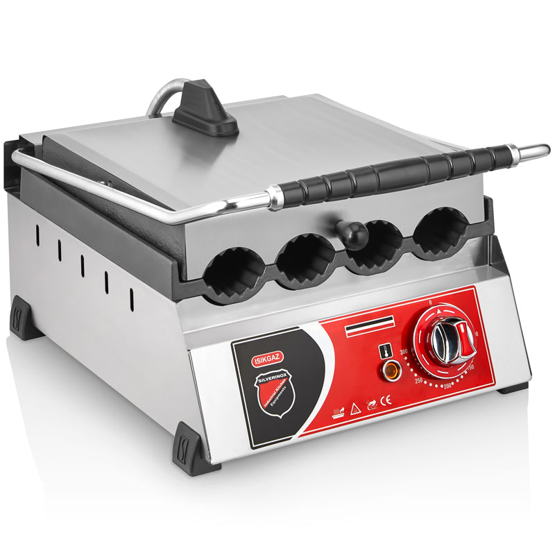 Silver Dürüm Tost Makinesi, 4'lü