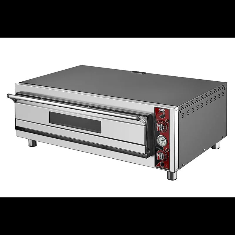 Silverinox Tek Katlı Elektrikli Pizza Fırını, 52x52 cm