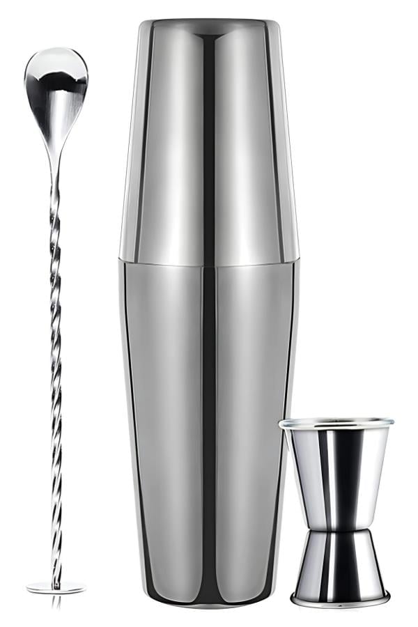 Vosco 3 Parça Avantajlı Kokteyl Set Boston Shaker (750ml) Stok Kodu (VSC-300B)