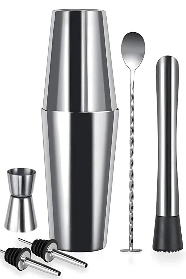 Vosco 6 Parça Avantajlı Kokteyl Set Boston Shaker (750ml) Stok Kodu (VSC-600B)