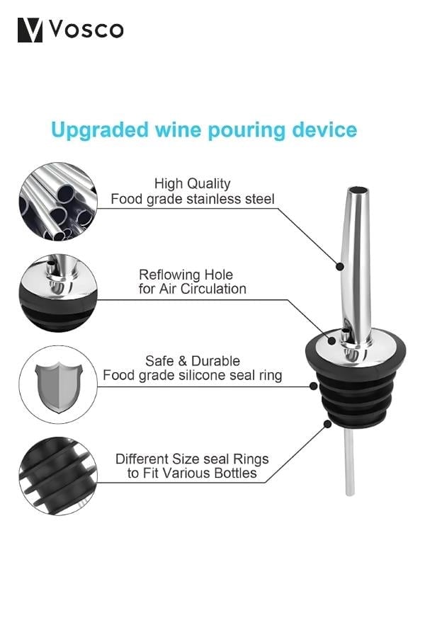 Vosco 6 Parça Avantajlı Kokteyl Set Boston Shaker (750ml) Stok Kodu (VSC-600B)