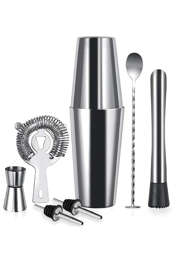Vosco 7 Parça Avantajlı Kokteyl Set Boston Shaker (750ml) Stok Kodu (VSC-700B)